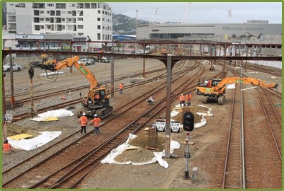 Kiwi rail construction