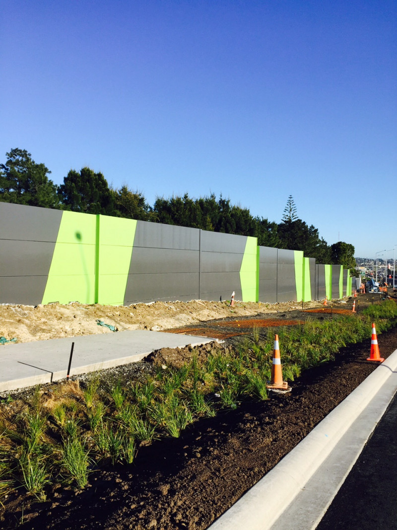 Te Atatu Interchange Noise Walls